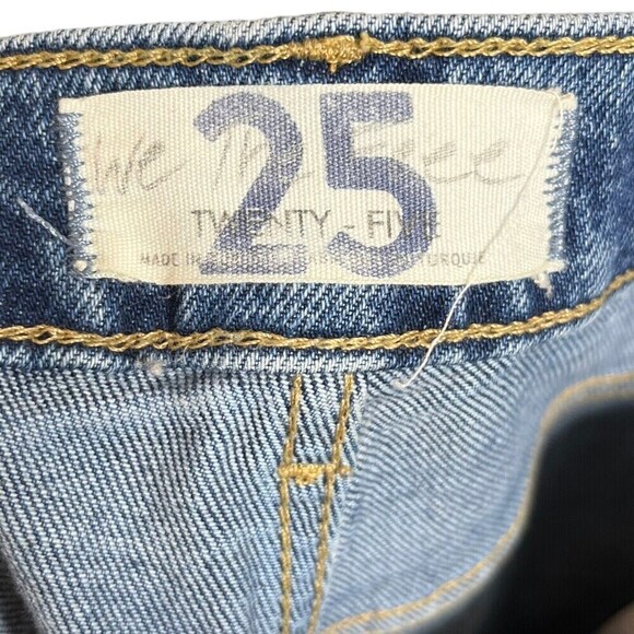 Free People We The Free Flare Jean Aura Blue High Rise Size 25 French Girl - Picture 10 of 12